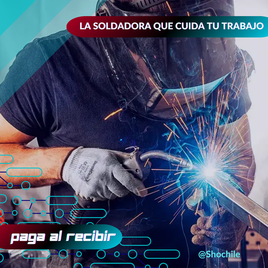 Soldadora de arco MMA de 350 Amperios que Cuida tu Trabajo y tu Energía