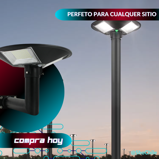 Foco Solar LED 300 watts Iluminación Potente y Eficiente para Exteriores